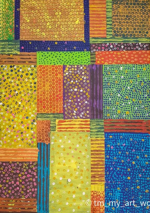 Slika „Jesen” — Akril na platnu · 70 × 50 cm · Zagreb, 2020.–2023.