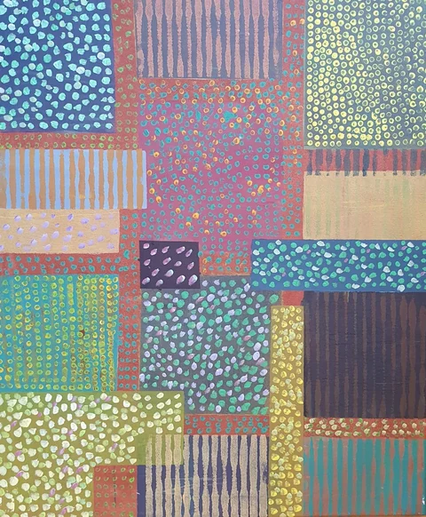 Slika „Proljeće” — Akril na platnu · 60 × 50 cm · Zagreb, 2020.–2023.