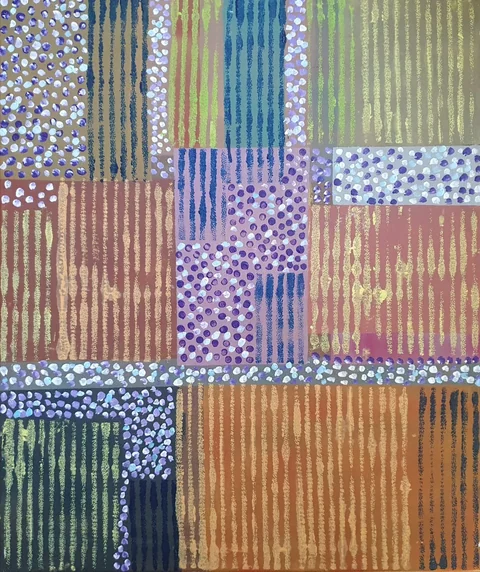 Slika „Zima” — Akril na platnu · 60 × 50 cm · Zagreb, 2020.